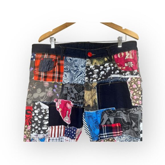 BIEPA Jeans Patchwork 1971 RARE Mens Size 36 x 31 Distressed Skinny Leg - Picture 7 of 11